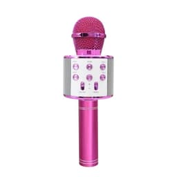 Forever BMS-300 Mikrofon med Bluetooth högtalare, Rosa
