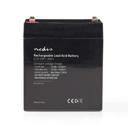 Nedis Oppladbart blybatteri | Lead-Acid | Oppladningsbar | 12 V | 5000 mAh