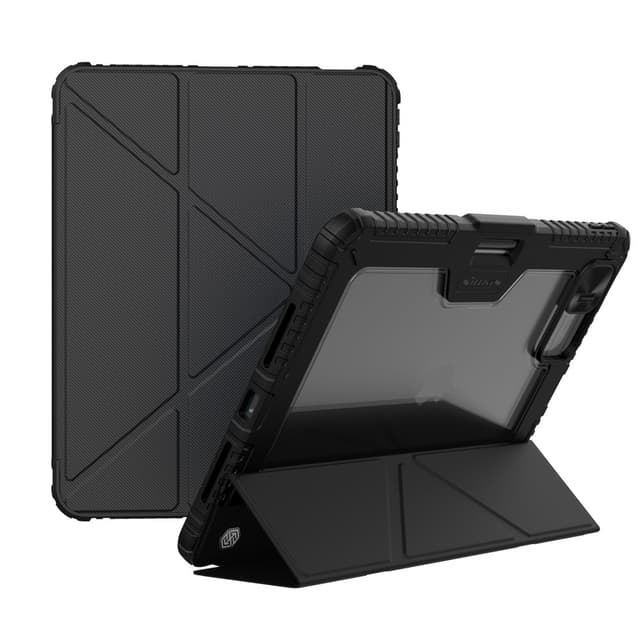 NILLKIN iPad Pro 11 (2024) Trifold Fodral med Transparent Baksida - Svart