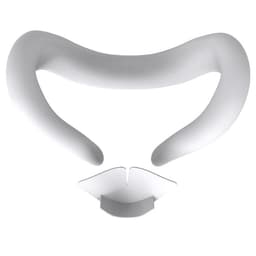Meta Quest 3 Eye Mask Støvtett Beskyttelsesdeksel med Nesestøtte - Hvit