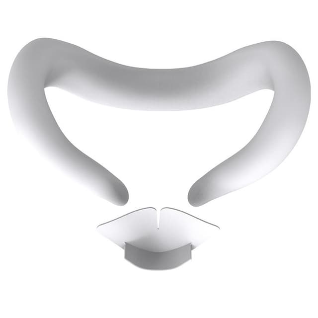 Meta Quest 3 Eye Mask Støvtett Beskyttelsesdeksel med Nesestøtte - Hvit