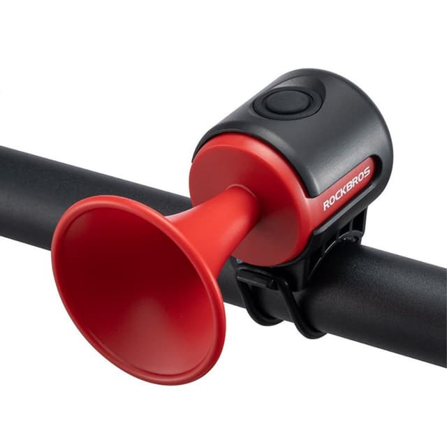Elektrisk Bike Bell Ringklocka Hög Decibel Cykelstyre - Röd