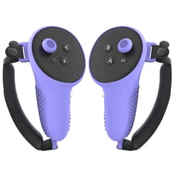 Meta Quest 3 Control Protection Silikonveske med Håndstropp - Lilla
