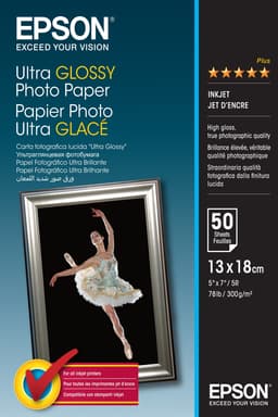 Epson 13x18cm Ultra Glossy Photo Paper