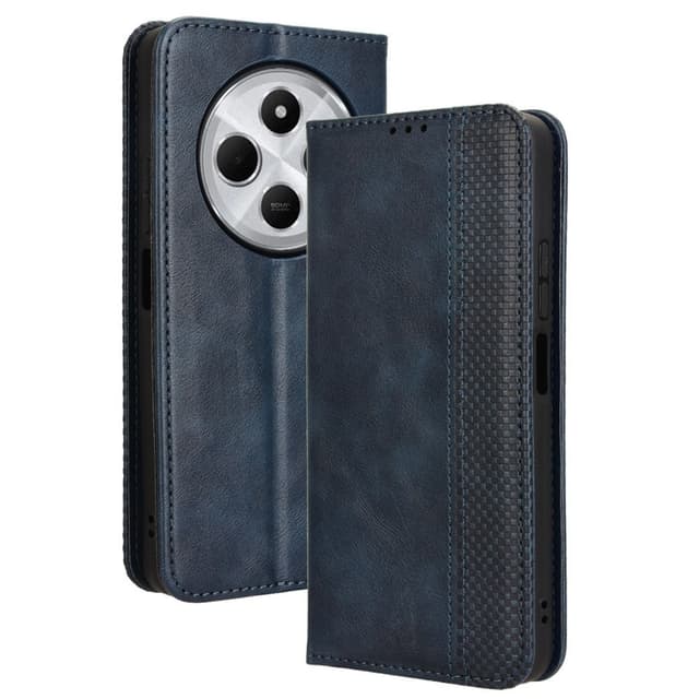 Til Xiaomi Redmi 14C Pung Stand Flip Telefonetui - Blå