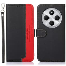 KHAZNEH Pung etui til Xiaomi Redmi 14C - Sort-rød