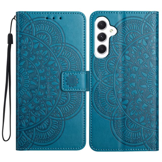 Til Samsung Galaxy A16 5G / A16 4G Cover med Kortlommer og Mandala Mønster