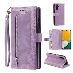 Til Samsung Galaxy A16 5G / A16 4G Etui med Lynlåslomme og 9 Kortlommer