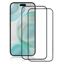 AMORUS till iPhone 16 Pro Härdat glas skärmskydd 2-Pack