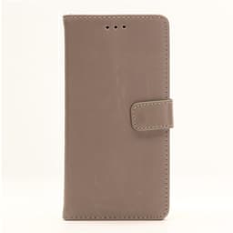 Sony Xperia X Crazy Horse Texture Punge Læderbetræk Beige