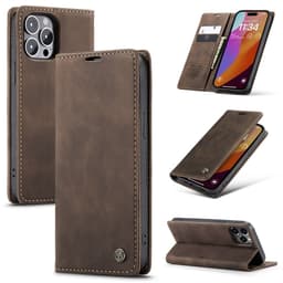 CASEME Lommebok-deksel iPhone 16 Pro Max - Kaffe