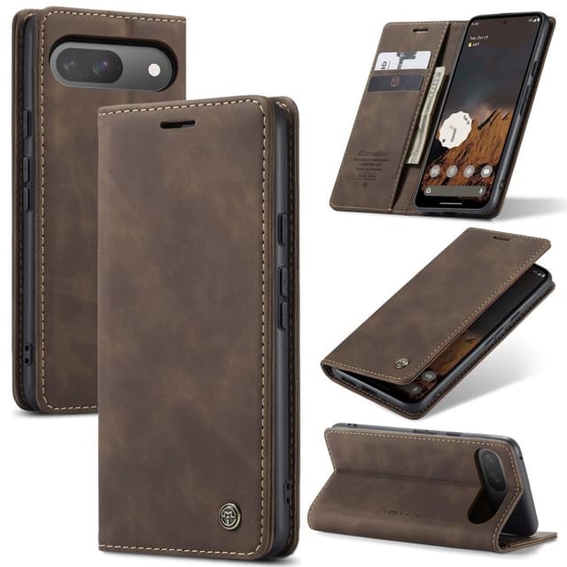 CASEME För Google Pixel 9 Pro / Pixel 9 Fodral Stativ Telefonfodral