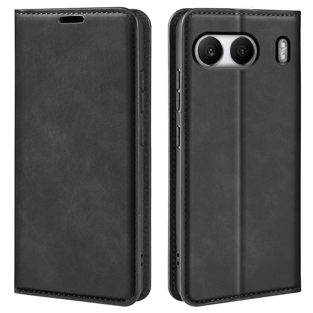 OnePlus Nord 4 Case Wallet -kotelolle Shell Phone Case -lompakko - musta
