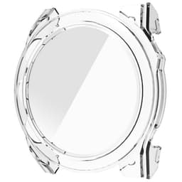 Til Garmin Fenix ​​8 43 mm AMOLED Hard PC Watch Case Cover med hærdet glas