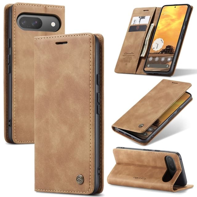 CASEME För Google Pixel 9 Pro / Pixel 9 Fodral Stativ Telefonfodral