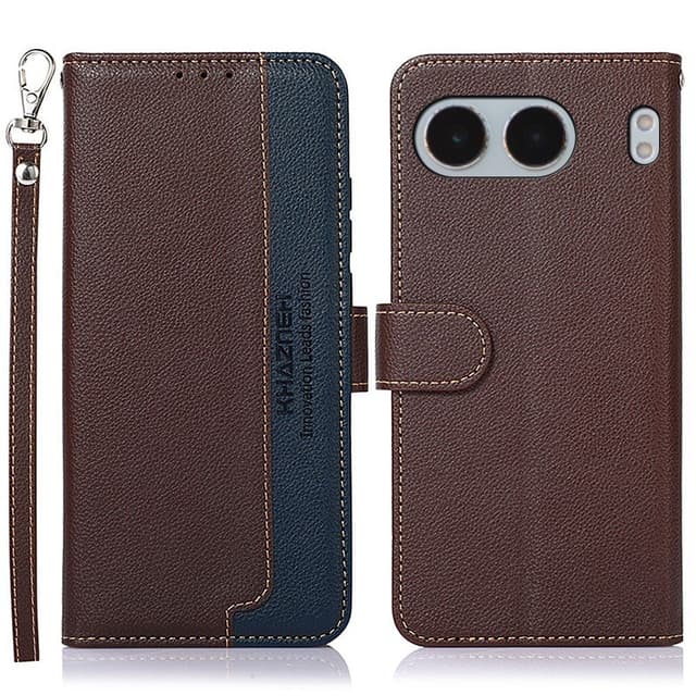 KHAZNEH OnePlus Nord 4 Lompakkokotelo Nahkainen Flip Cover