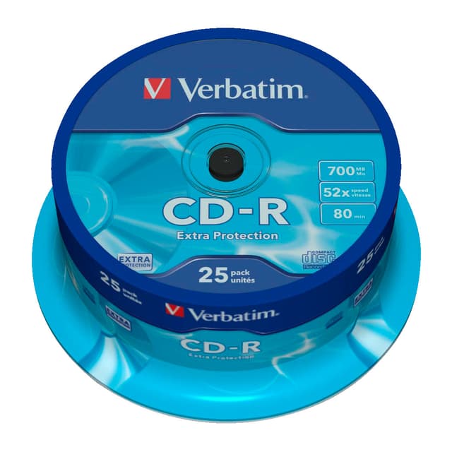 Verbatim CD-R 52x, 25-pack