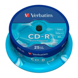Verbatim CD-R 52x, 25-pack