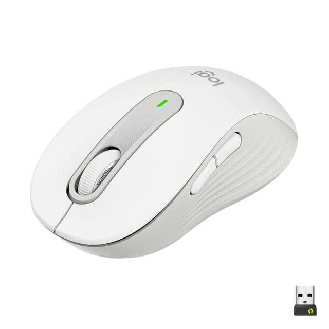 Logitech Signature M650 Wireless Mouse (hvit)