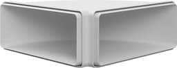 Witt IT101 90° horisontalt buet ventilasjonssjakt 220x90 mm