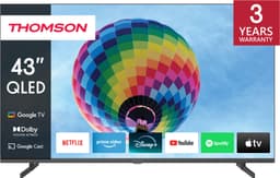 Thomson Google 43" QG4S14 4K QLED smart TV (2024/sidefødder)