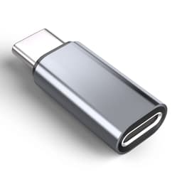 Lightning (hona) till USB-C (hane) adapter, kompatibel med iPhone 15 Grey