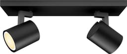 Philips Hue Runner LED-spotlight 2x4.2W GU10 (svart)