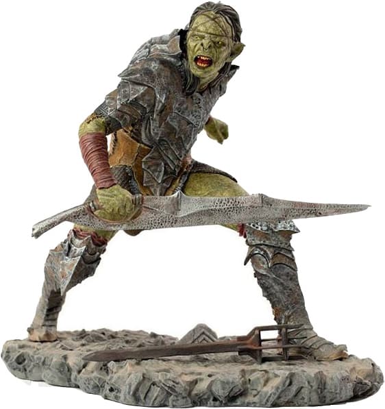 Iron Studios Ringenes Herre sværdkæmper actionfigur (Uruk-hai)