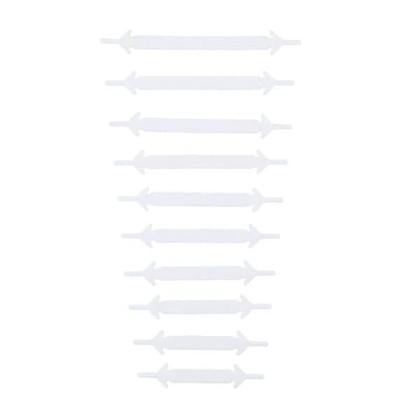 Elastiska skosnören 20-pack - vita
