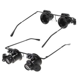 Forstørrelsesglass x20 med LED-belysning