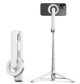 Bærbar trådløs Bluetooth Selfie Stick WS-22005 Hvit