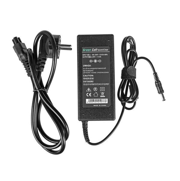 Green Cell laddare / AC Adapter till for Fujitsu-Siemens 90W / 20V 4.5A / 5.5mm-2.5mm