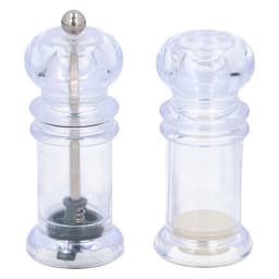 Alpina kryddersæt med saltbøsse og peberkværn – Transparent