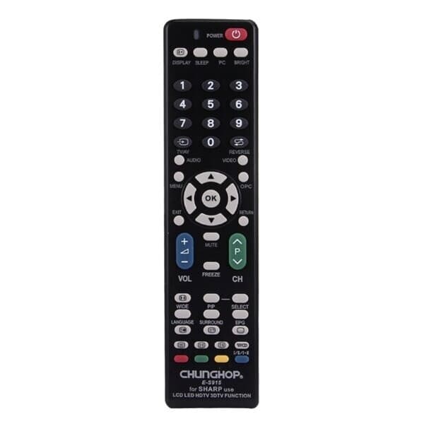 Universell fjernkontroll for Sharp LCD-, LED- og plasma-TV-er