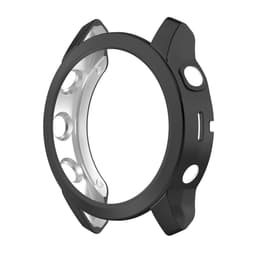 Pudotusta estävä kellokotelon suojus Garmin Forerunner 745:lle Musta