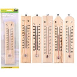 Analogt thermometer i træ