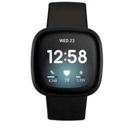 Klokkereim kompatibel med Fitbit Versa4/Fitbit Sense2/Fitbit Versa3/Fitbit Sense Black M