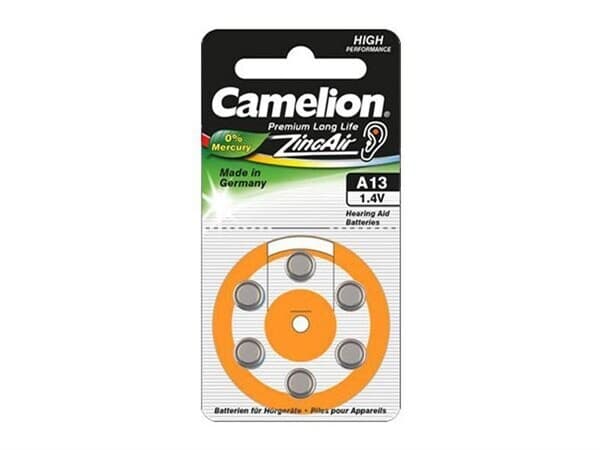 Hörapparatsbatteri Camelion A13