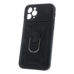 Etui med kamerabeskyttelse og ring for iPhone 16 Plus - Svart