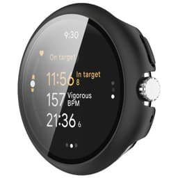 Google Pixel Watch 3-cover, beskyttende cover Sort 45 mm