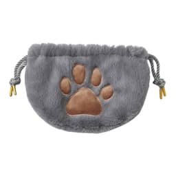 Cat Plush Paw Makeup Bag Dragsnor reisekosmetikkveske Grå