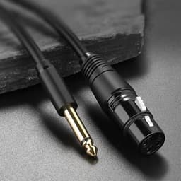 Ugreen mikrofonikaapeli XLR mikrofoni naaras 6.35mm uros 3m 3m