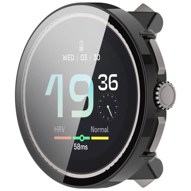 Suunto Race Watch Case med skærmbeskytter Sort