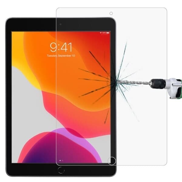 Skjermbeskyttelse til iPad 10.2"" 9H 2.5D Herdet Glassfilm