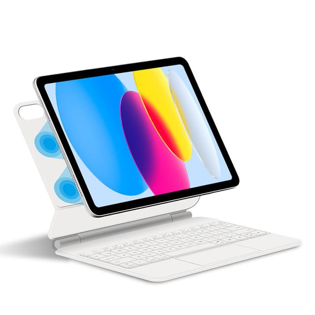 Skyddande fodral för iPad med Bluetooth-tangentbord Vit iPad Pro 11 M2