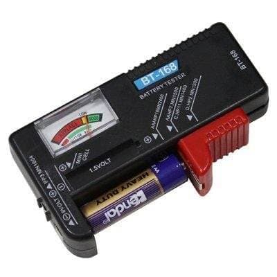 Portabel batteritestare för de vanligaste batterityperna