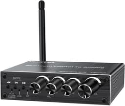 NÖRDIC Bluetooth 5.3 Audio Modtager DAC Konverter USB Hukommelse 3.5MM AUX RCA Coaxial