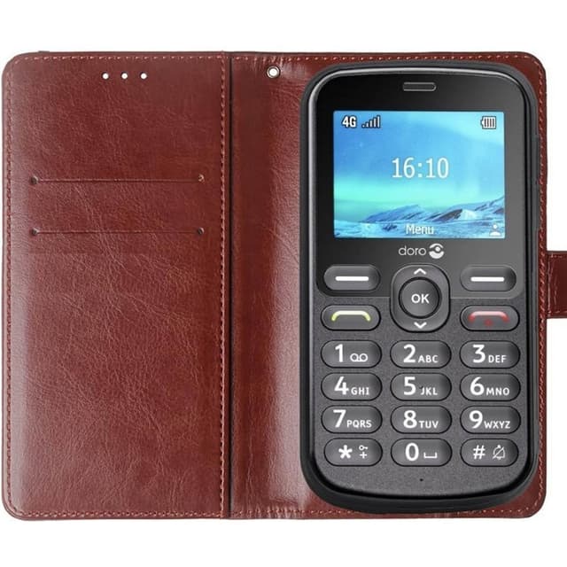 Wallet cover 2-kort Doro 1881 - Brun