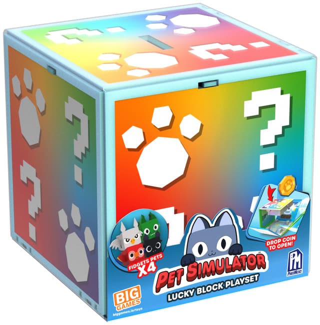 Play Poppy Playtime Pet Simulator X lekesett (Lucky Block,4-pakning)