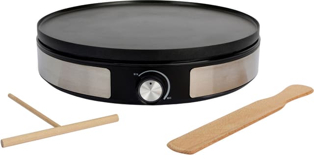 Petra 2-i-1 Reversible pannekakeplate 500014 (sort)